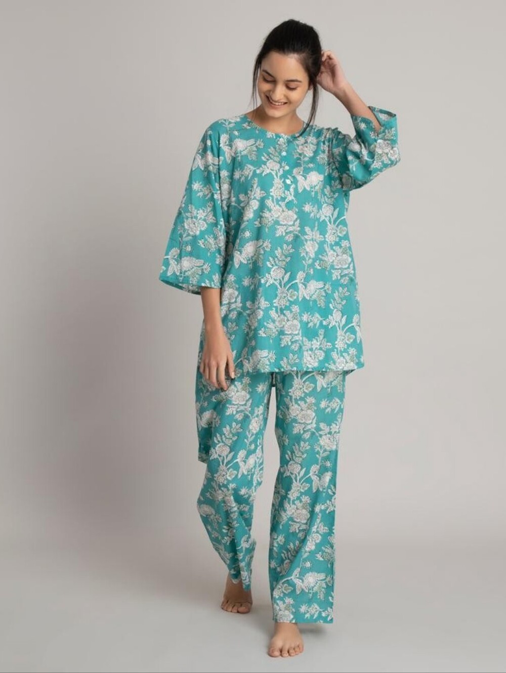 NWT The Mahogany Store "Aiyana Pant In A Bag" Lightweight Cotton Pajama Pants XL